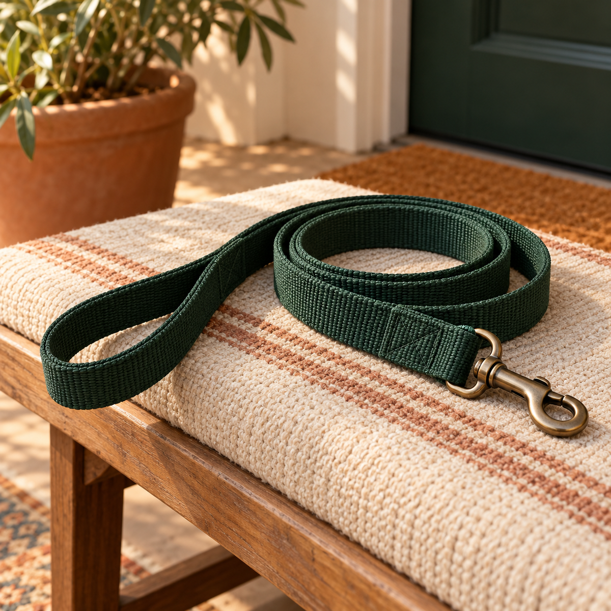 AI-generated illustrative concept: Trail Companion Dog Leash
