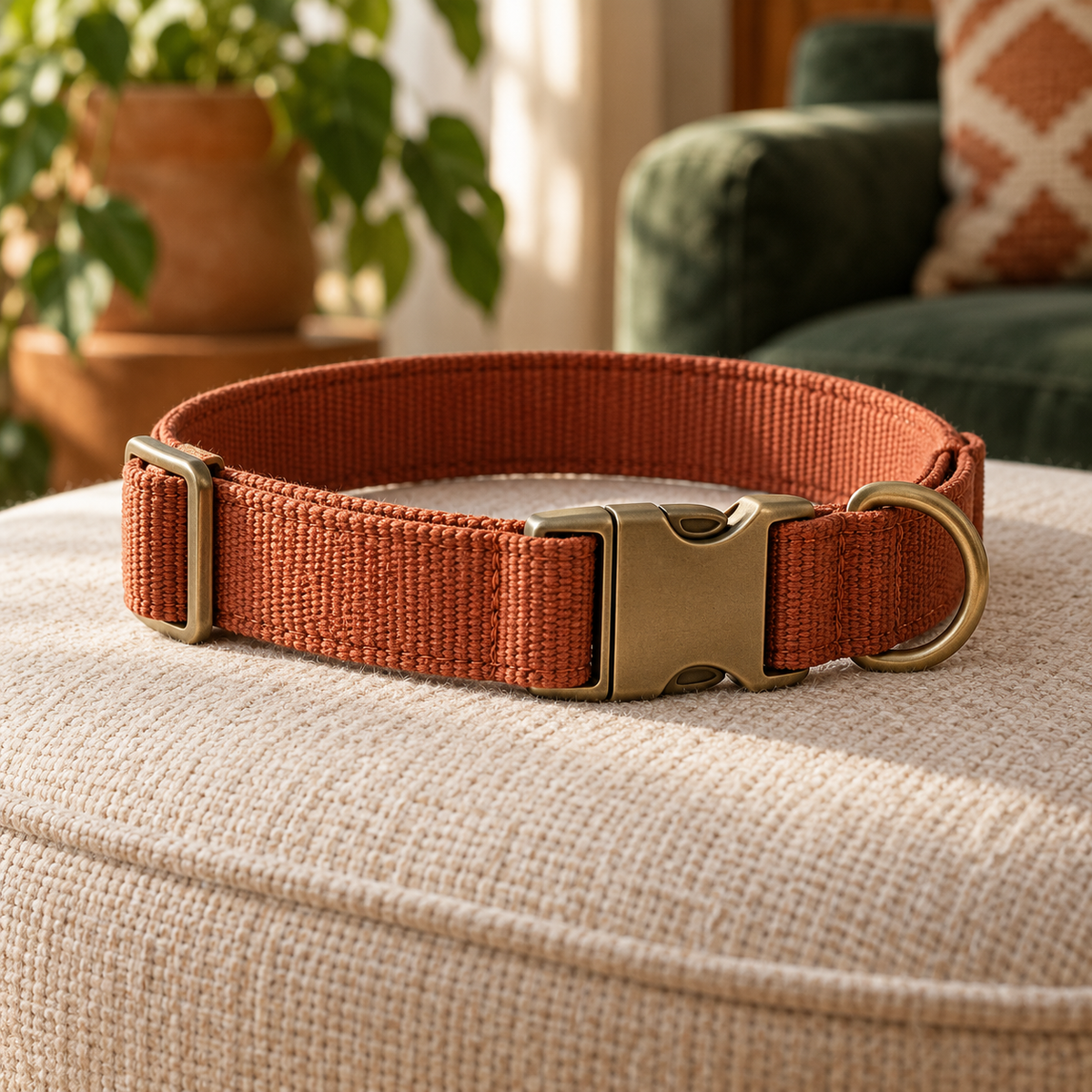 AI-generated illustrative concept: Everyday Adjustable Dog Collar